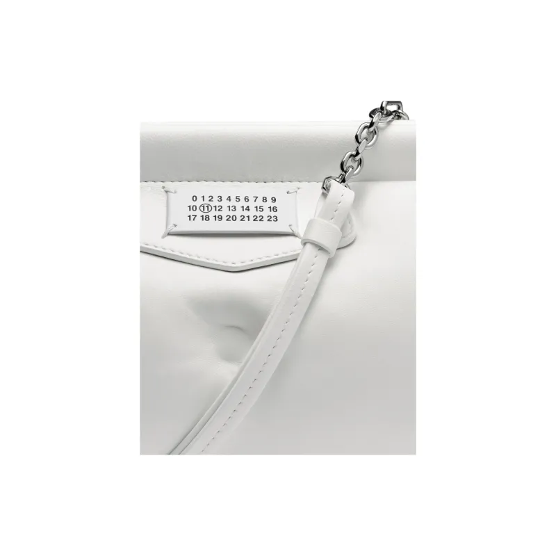 Maison Margiela Leather Clutch Mini Women's White-3