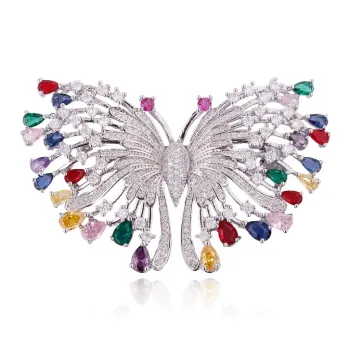 VIOLET Eco Friendly Alloy Brooches Women's