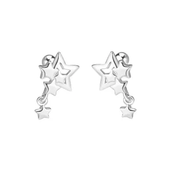 Specialoutlook Sterling Silver Stud Earrings Unisex