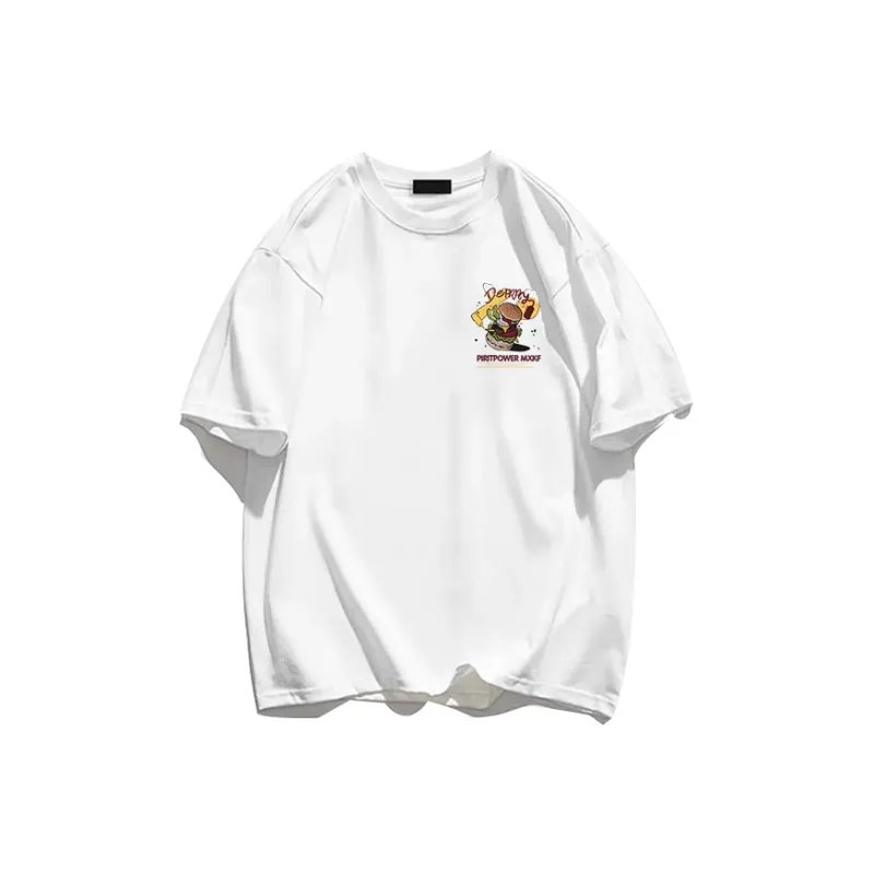 Cotton Shopping T Shirt Unisex White-1