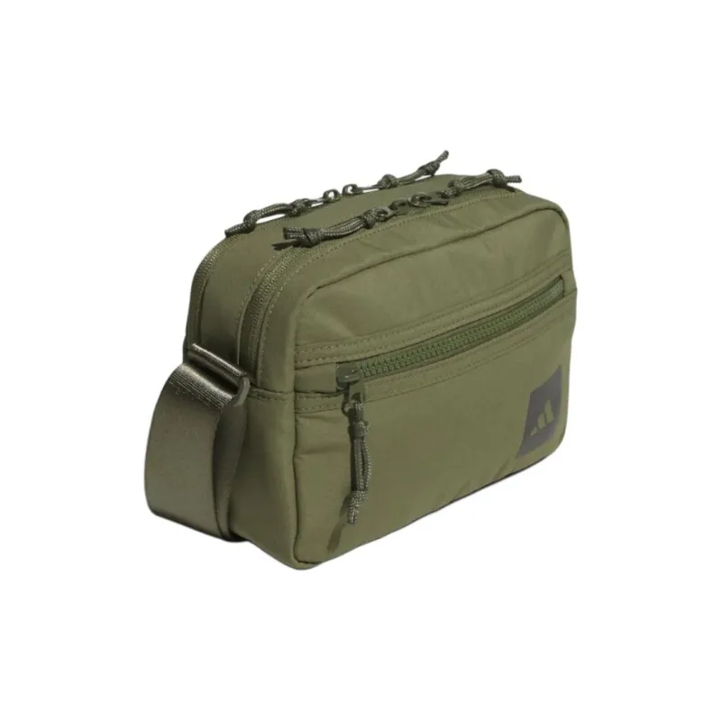 Adidas Versatile Shoulder Bag Large Size Unisex Dark Olive Green-1