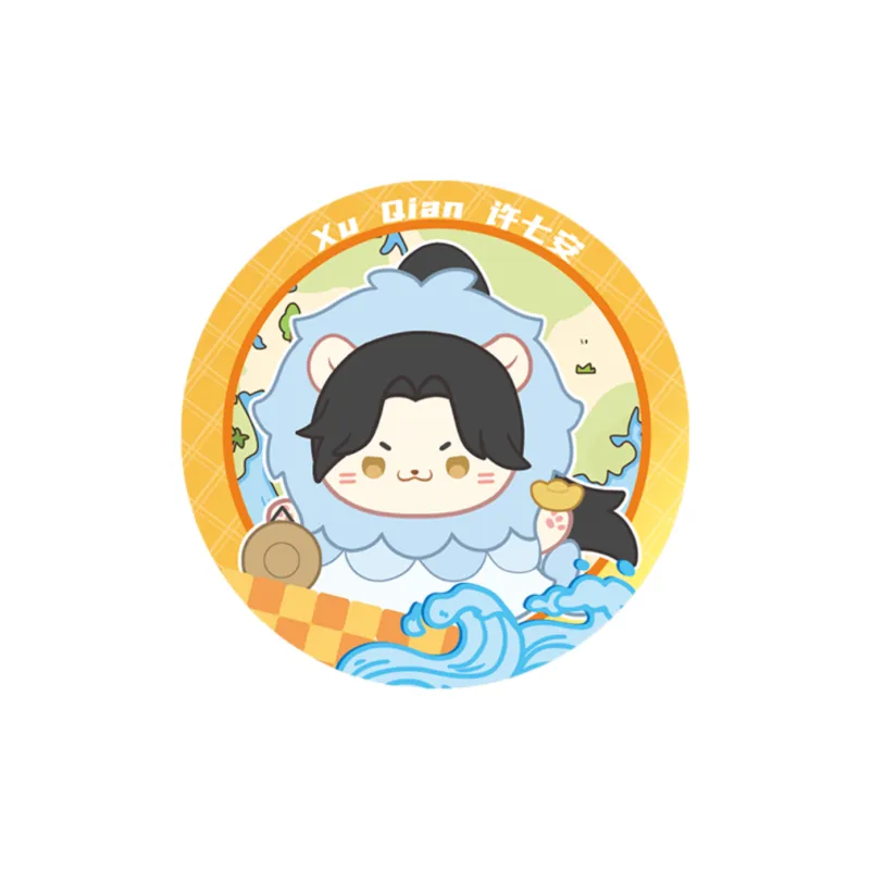 Read Goodies Wen Hao Liao Cod Shredded Badge Wine Opener The King's Avatar Lord Of The Mysteries Merch Badges-7