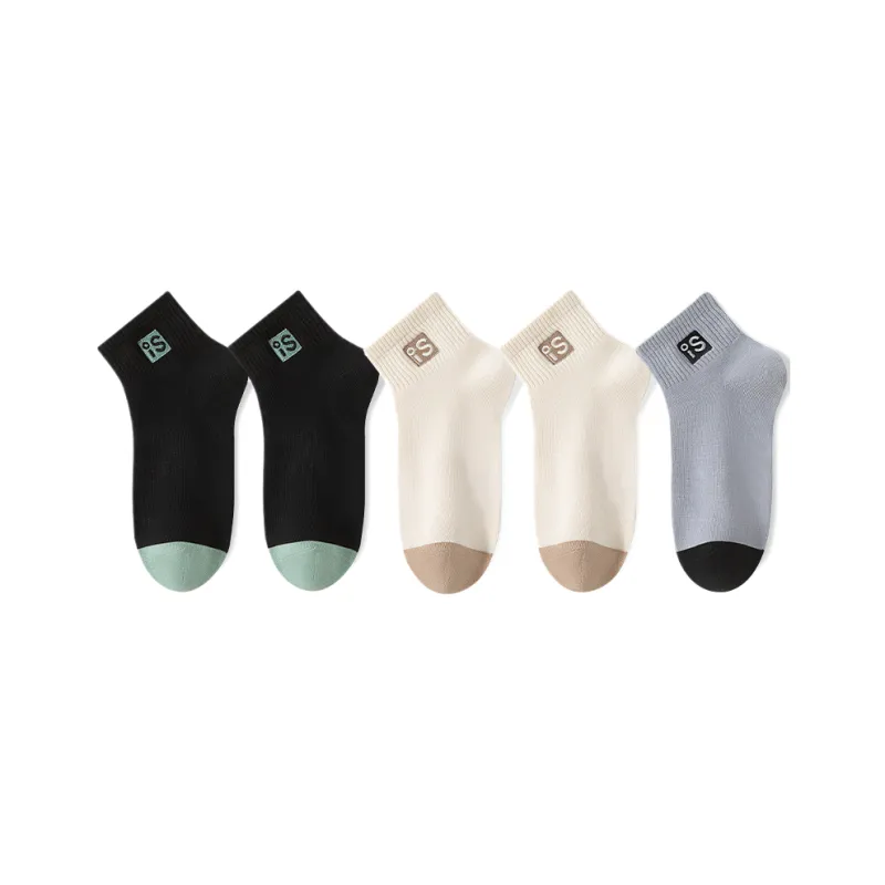Cotton Gene Ankle Socks Men's 5 Pack-18