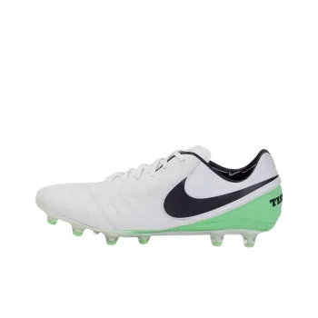 Nike Tiempo Legend 6 AG Rubber Short Studs Anti Slip Wear Resistant Soccer Shoes Men's White