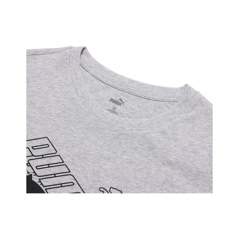 PUMA SS24 Set-in Sleeve T-Shirt Men's Gray-2