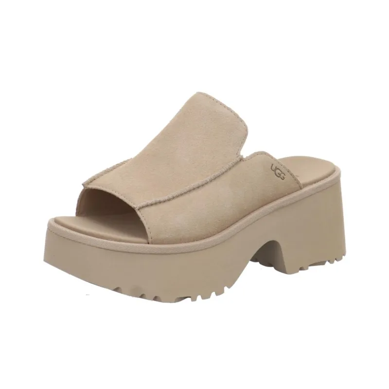 UGG Slip Resistant Slide Slippers Women's Beige-3