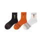 3 Pack (Black+Flame Orange+Ivory White)