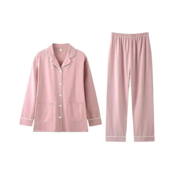 ZAO FU NIAO Pajama Set Women's Cherry Pink