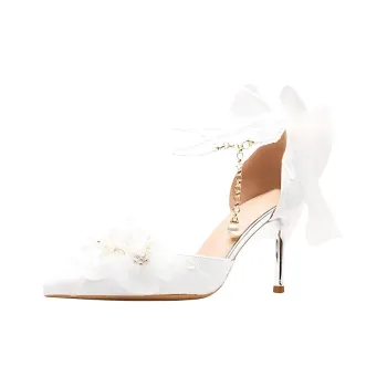 Be Good High Heels Women's Pearl White