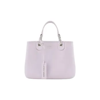 EMPORIO ARMANI MyEA Polyurethane Tote Bag, Shopping Bag, Shoulder Bag, Crossbody Bag, Handbag Small Size Women's Pink