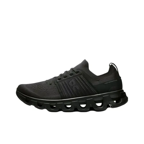 On Anti Slip Wear Resistant Low Top Running Shoes Men's Black
