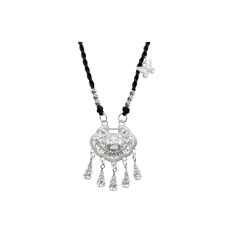 UZIID Sterling Silver Necklaces Women's-5