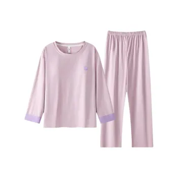 ZAO FU NIAO Pajama Set Women's Morning Glory Purple