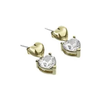 CHIARA FERRAGNI Rhodium Plated Earrings Unisex Gold