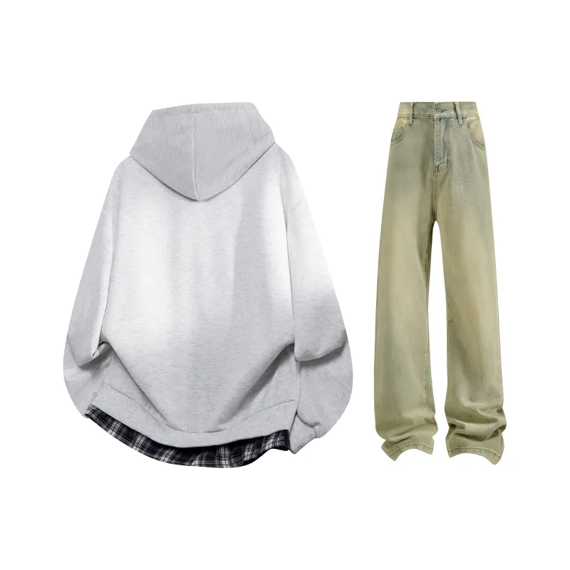 THREEAGAINTHR33 Sweatshirt Set Unisex-6