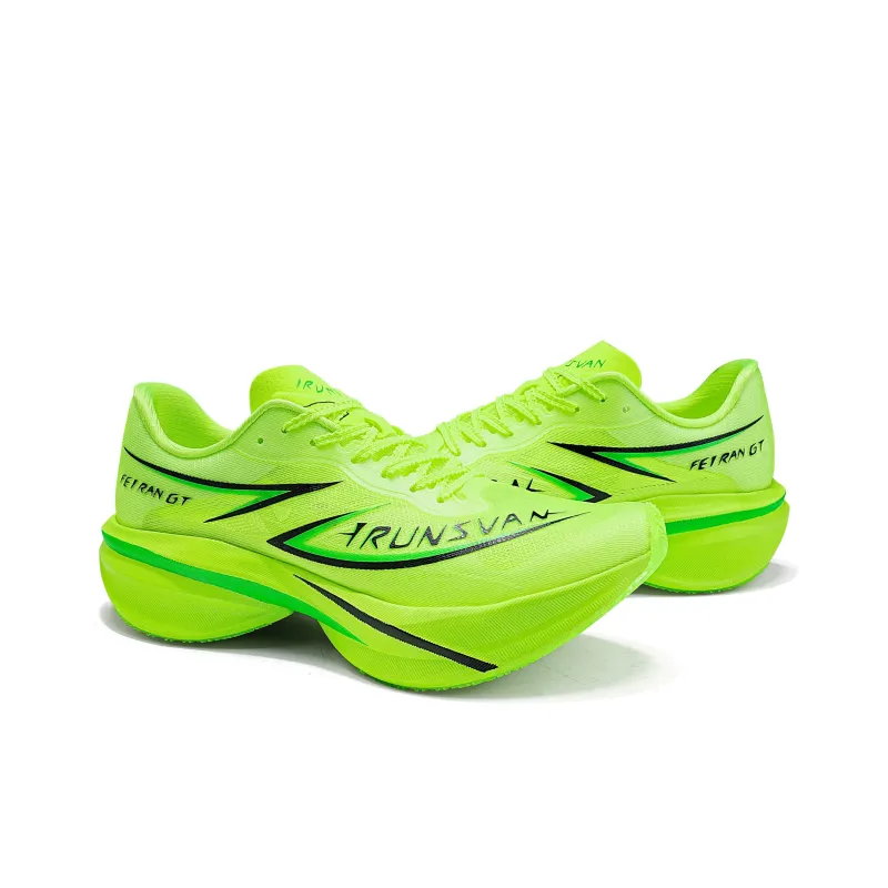 IRUNSVAN Low Top Running Shoes Unisex Aurora Green Gentleman Black-3