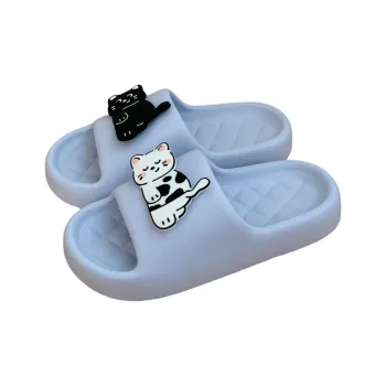 Thin Strips Slippers Unisex, Space Blue