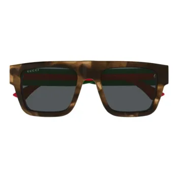 GUCCI Irregular Shape Sunglasses Men's Multicolor