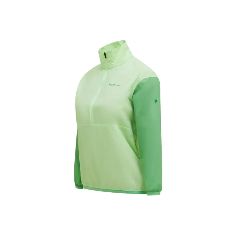 PEAK PERFORMANCE SS25 WIND CREW Sweatshirt Women's Dynamic Green/Midsummer Green-2