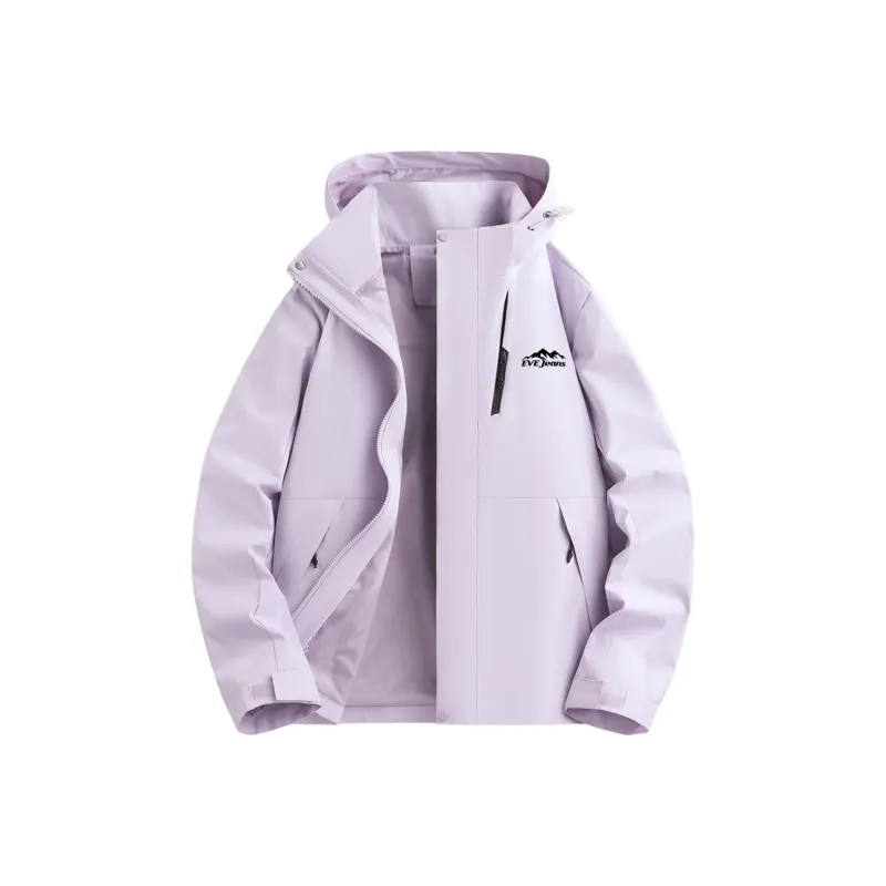 Yiwen Water Resistant Windproof Breathable Warm Windbreaker Jacket Unisex-30