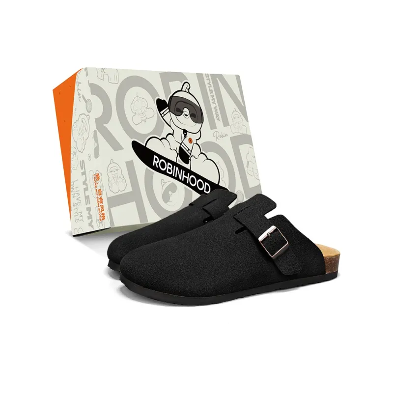 ROBINHOOD Slip Resistant Wrap toe Slippers Men's Box-10