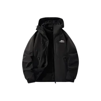 Yiwen Water Resistant Windproof Breathable Warm Windbreaker Jacket Unisex