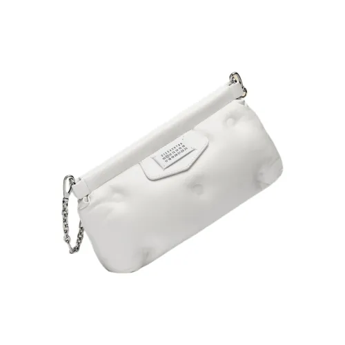 Maison Margiela Leather Clutch Mini Women's White