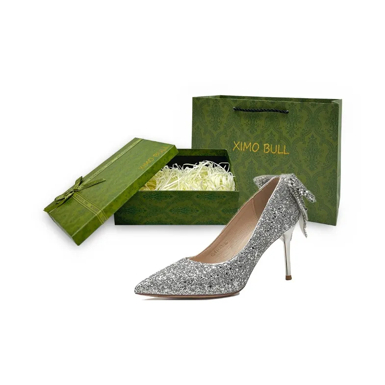 XIMO BULL High Heels Women's Champagne-16
