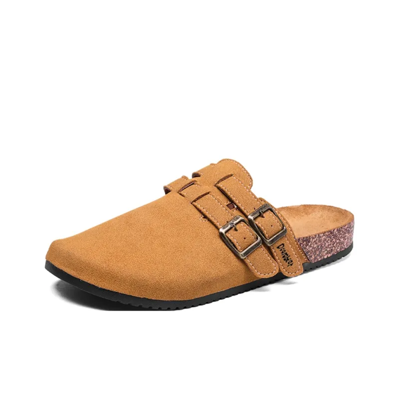 Budding Bear Odor Resistant Abrasion Resistant Slip Resistant Wrap toe Slippers Unisex-9