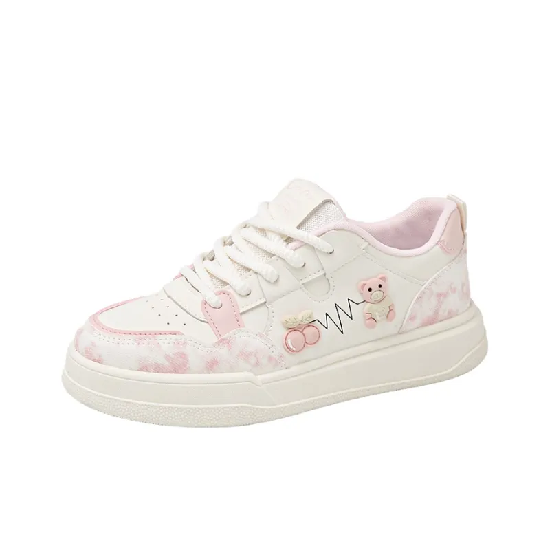 BANWEIDIYA Anti Slip And Wear Resistant Height Increasing Low Top Skateboard Shoes Women's-4