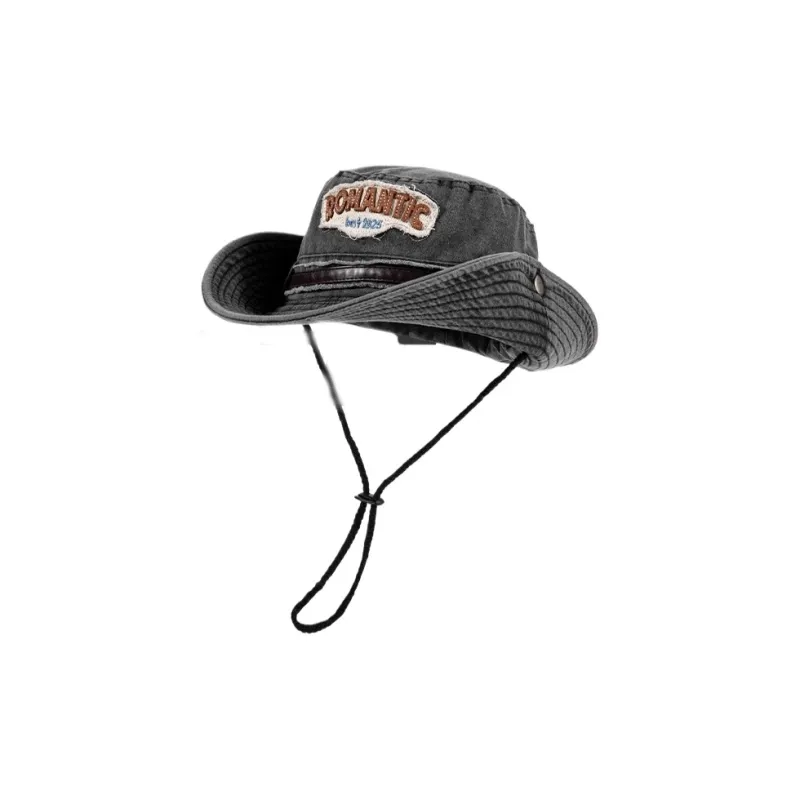 SLEEPYWALK Denim Bucket Hats Unisex-3