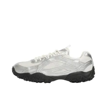 FILA Eschape Anti Slip Wear Resistant Low Top Casual Shoes Unisex Silver