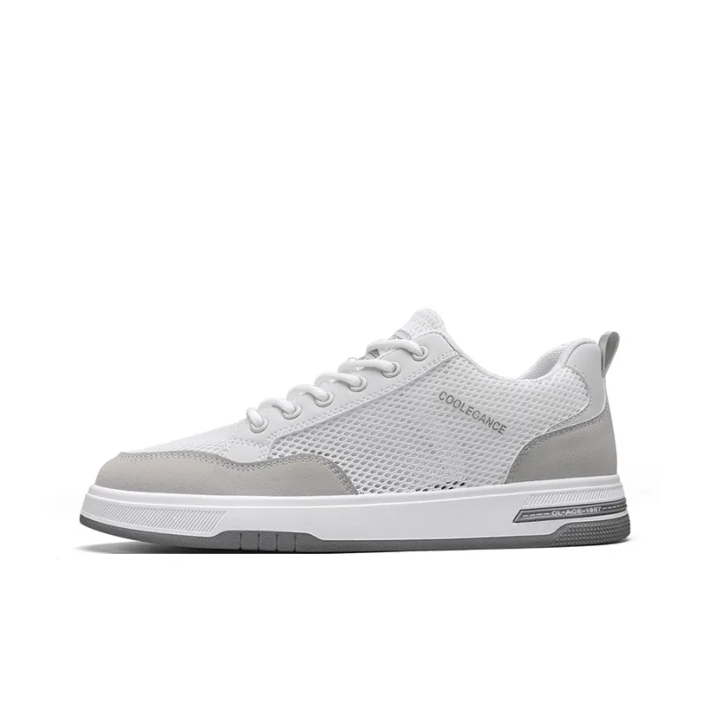 BOLE Skateboard Shoes Men Low Top Black/White/Khaki-5