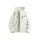 Ivory White[Single Windbreaker Jacket]