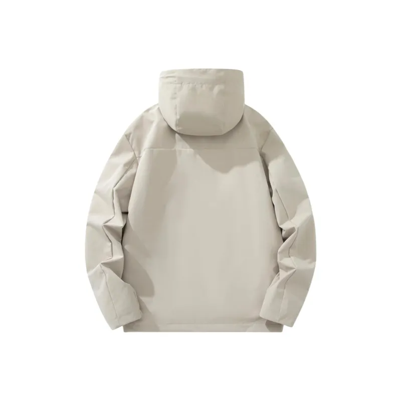 Yiwen Water Resistant Windproof Breathable Warm Windbreaker Jacket Unisex-26