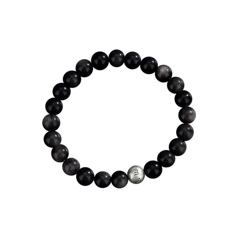 Ancient Jewelry Obsidian Jade Bracelets Unisex-0