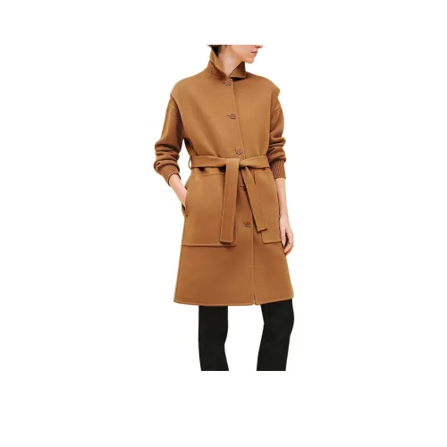 HERMES Vest Women's Caramel Brown