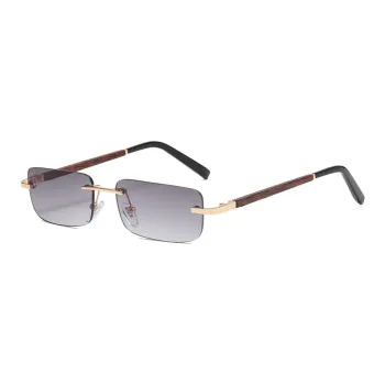 NOME Plastic Metal Rectangular Sunglasses Unisex