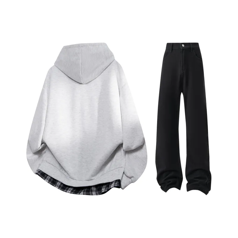 THREEAGAINTHR33 Sweatshirt Set Unisex-15