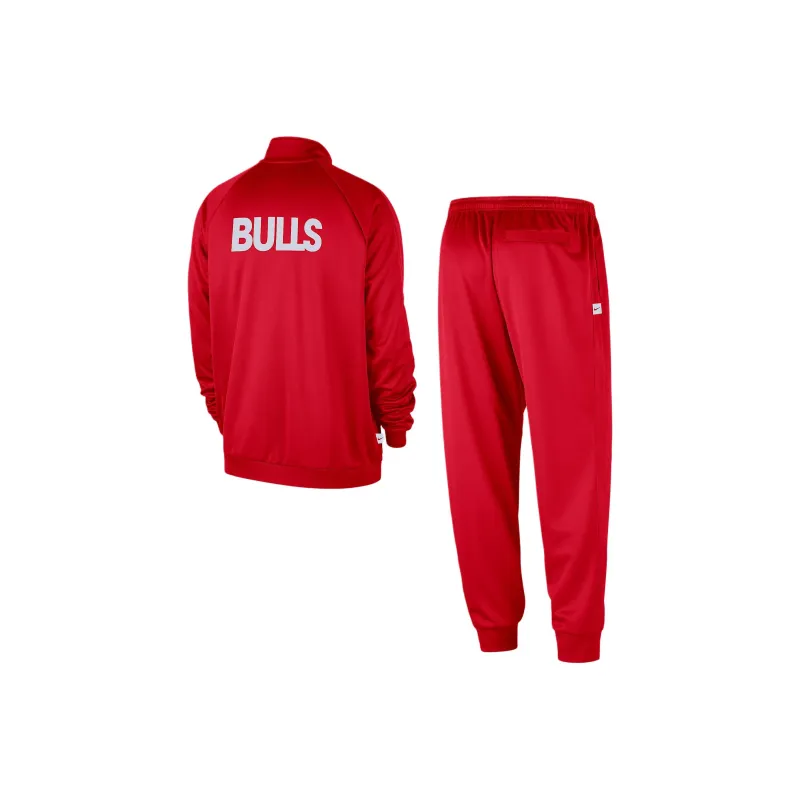Nike x NBA ClubChicago Bulls Casual Sportswear Men's Set University Red/White-1