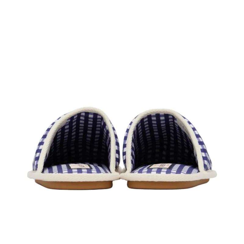 Valentino Rubber Sole Slip Resistant Wrap toe Slippers Men's Blue-2
