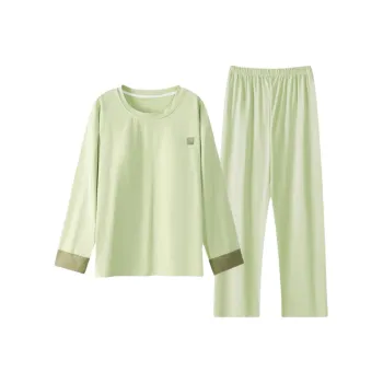 ZAO FU NIAO Pajama Set Women's Grass Green