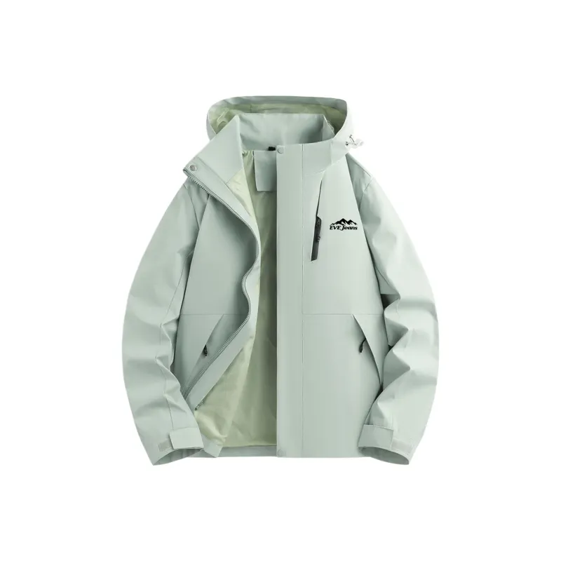 Yiwen Water Resistant Windproof Breathable Warm Windbreaker Jacket Unisex-21