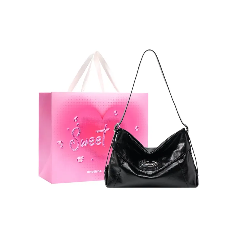 ONE TIME Synthetic Leather Shoulder Bag Tote Medium Size Women's Multicolor-5