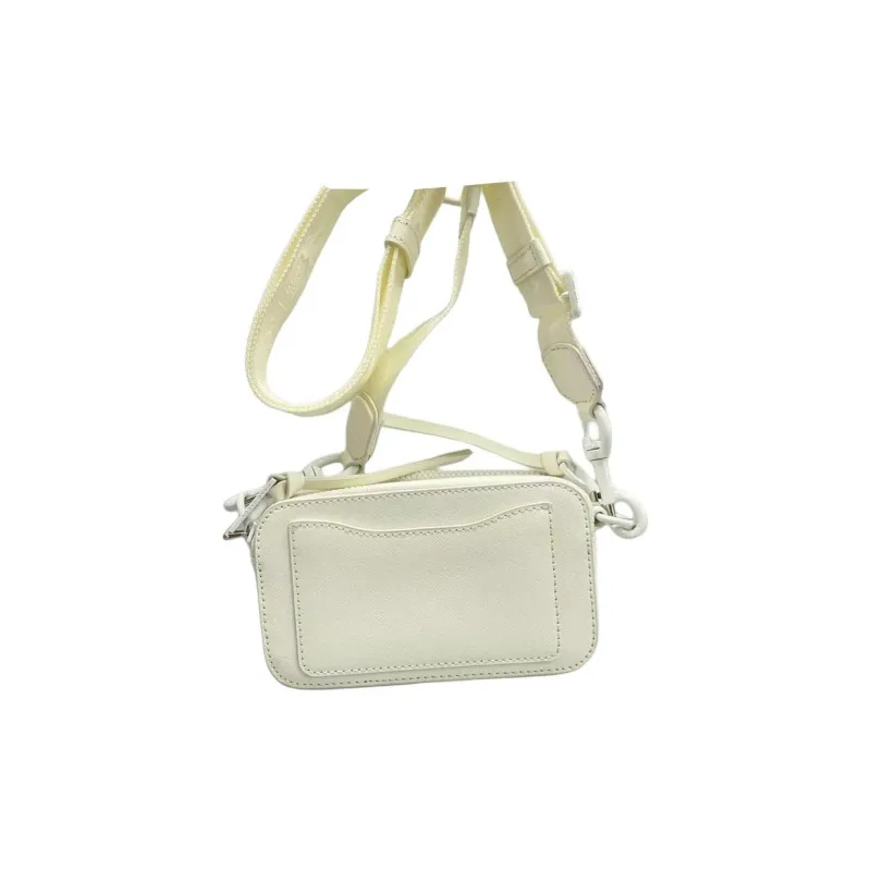 MARC JACOBS Leather Crossbody Bag, Shoulder Bag Women's White-2