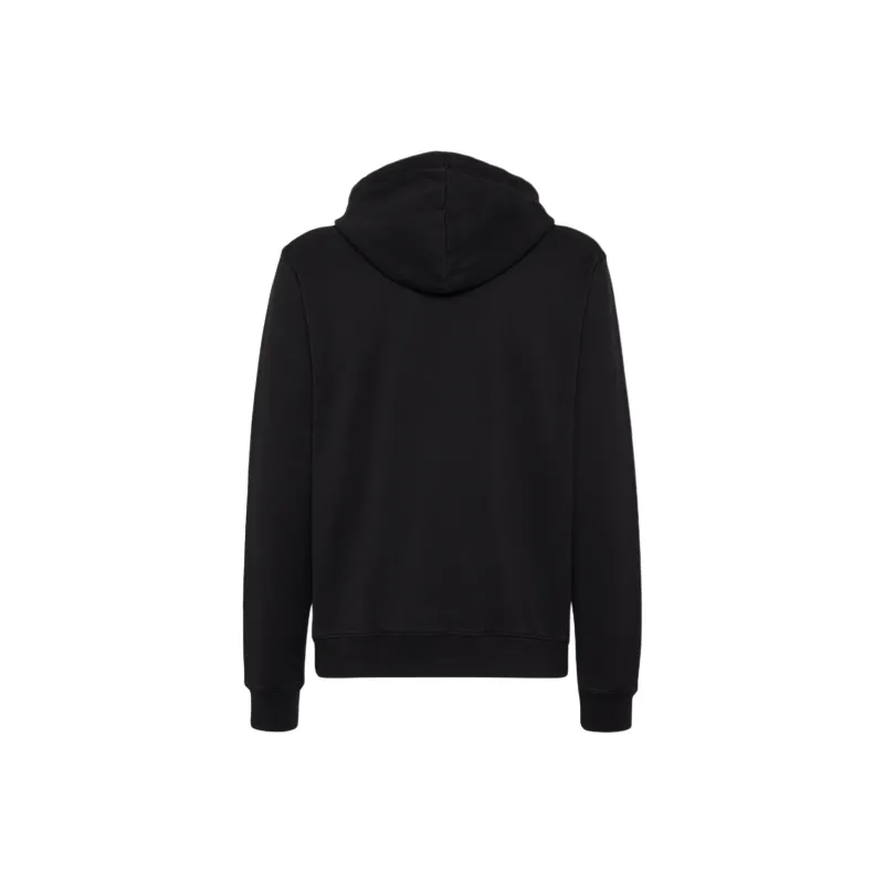 DSQUARED 2 Logo Printed Zip Up Drawstring Hoodie-1