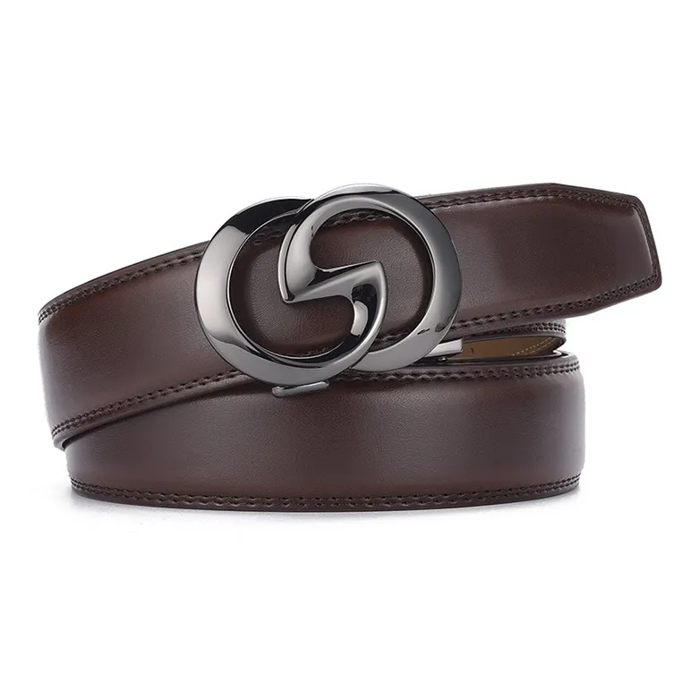 JONNY MOORE Cow Leather Belts Men's 3.5cm-3