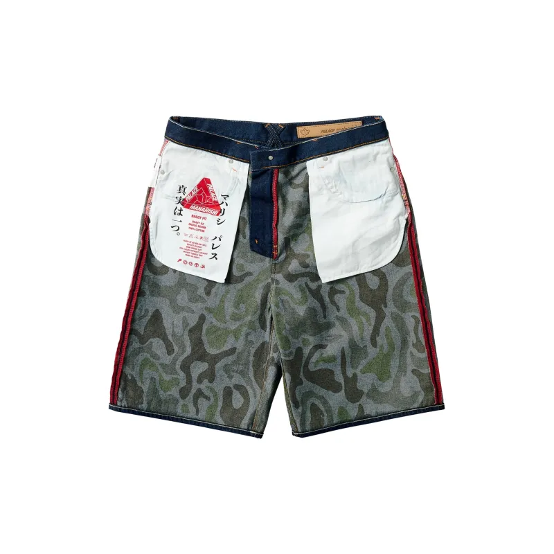 PALACE Maharishi Baggy Denim Short-3