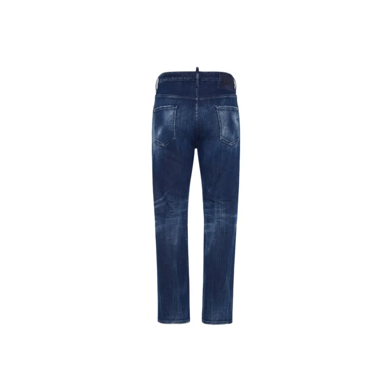 DSQUARED 2 Straight Leg Distressed Jeans-1