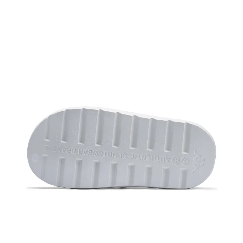 Kappa Slip Resistant Odor Resistant Cushioning Slide Slippers Unisex Cool Gray-5